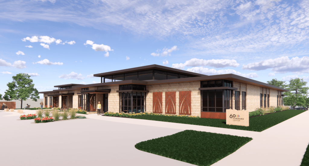 Sixty forward center iowa architecture